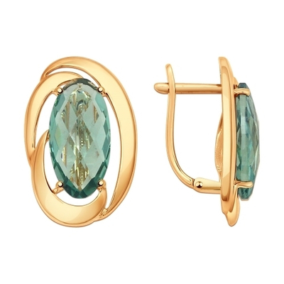 Серьги Au 585 (724454)