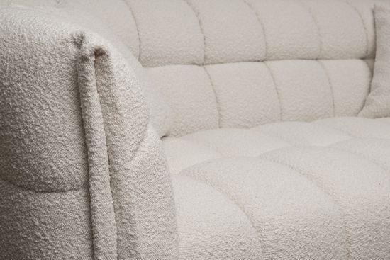 Диван двухместный GD/Prato букле экрю Orso ECRU 204*106**75см
