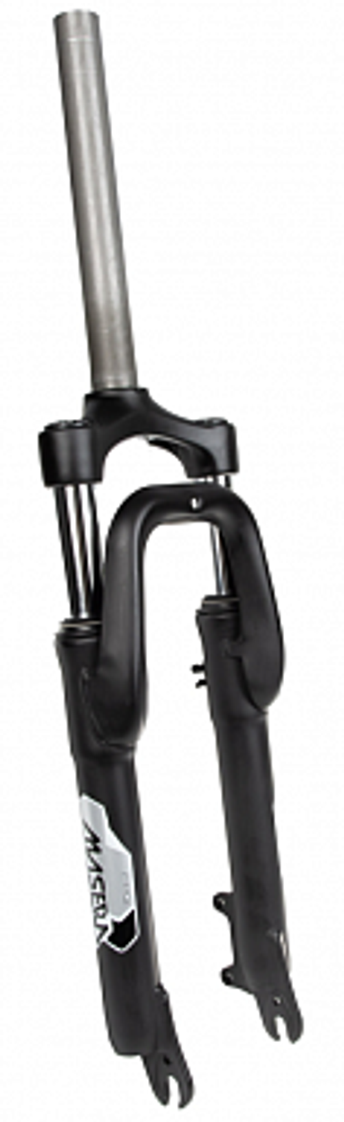 Вилка 24" 1-1/8" CH-386A-D50-Disc ZOOM аморт. безрезьб. диск.торм., алюм/сталь мат. черная., шток 23