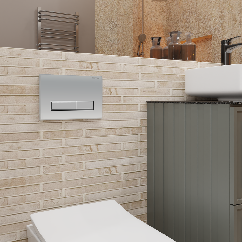 Клавиша для инсталляции CHARUS Raiden FP.321.46.01, хром матовый