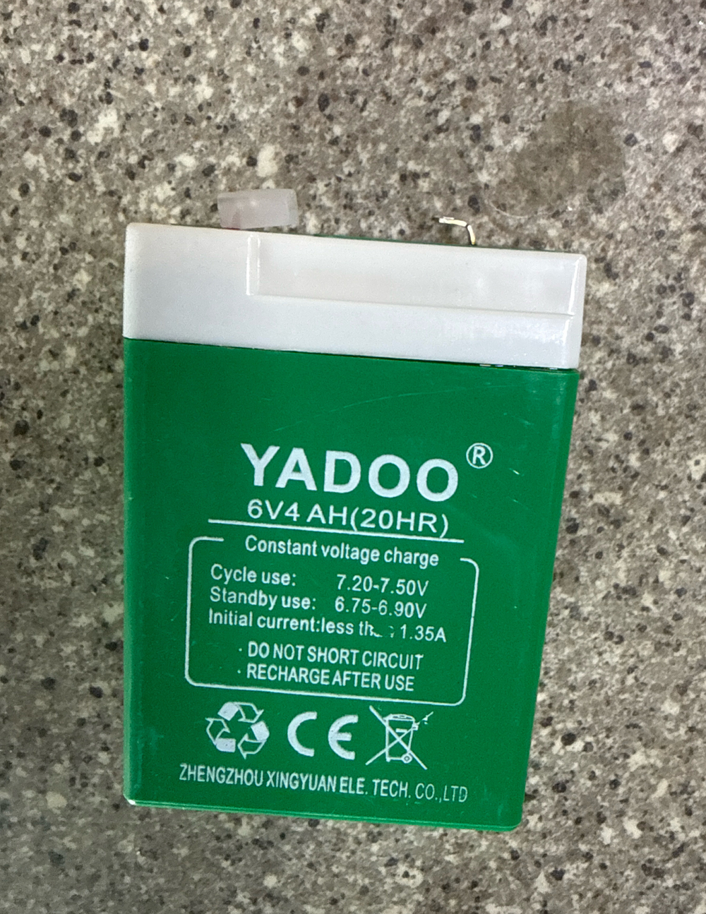 Аккумулятор 6V 4Ah