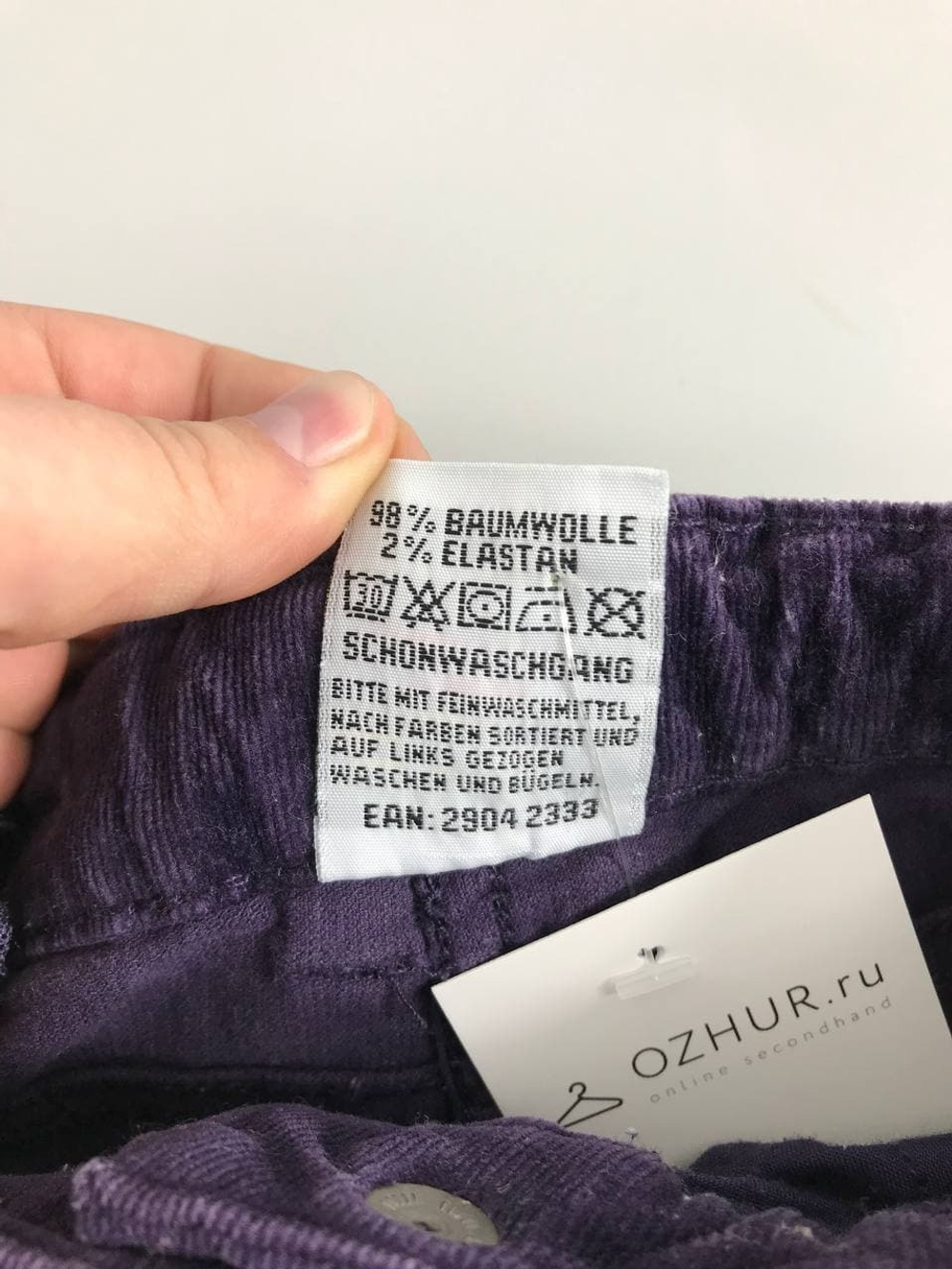 Брюки Papagino вельветовые на 1 год