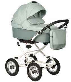 Детская коляска Indigo Barbara 21 Classic 2 в 1 Ba02 шалфей