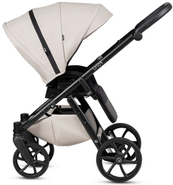 Детская коляска Tutis Uno 6 Plus Leather collection 3 в 1 с автокреслом Elo Lux EduSky Black 1602151 Latte