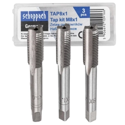 Метчик M8x1 (3шт) Scheppach Sch-TAP8x1