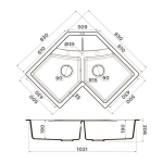 Кухонная мойка Omoikiri Sumi 83C-CH