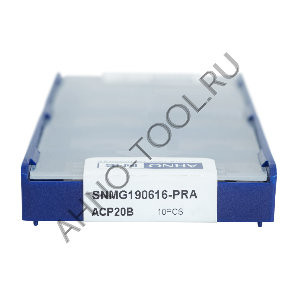 Пластина твердосплавная ISO SNMG190616-PRA ACP20B AHNO по стали, получистовая
