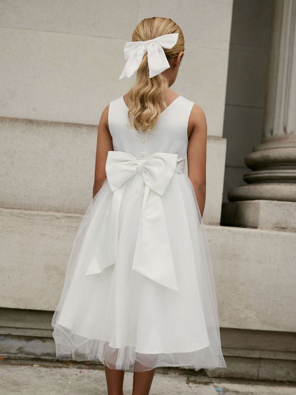 Платье для девочки Next 721-238, Белый