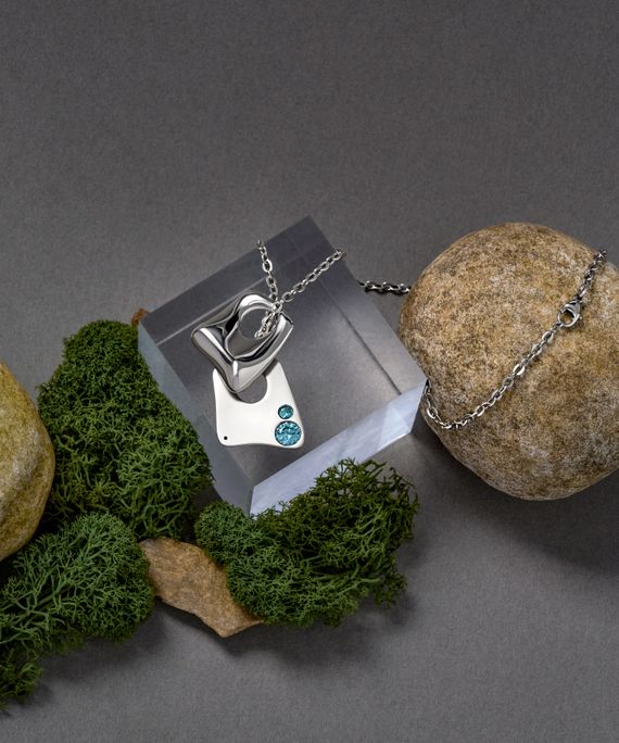 Колье Аурель серебро 925