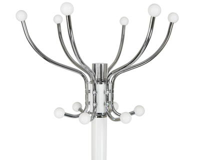 Вешалка напольная DOBRIN BONNY (белый мрамор, белый)