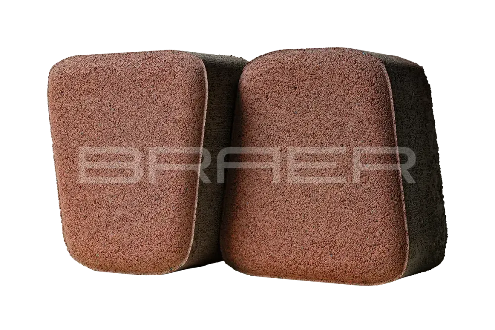 Тротуарная плитка Braer Классико круговая, Винный, 60 мм