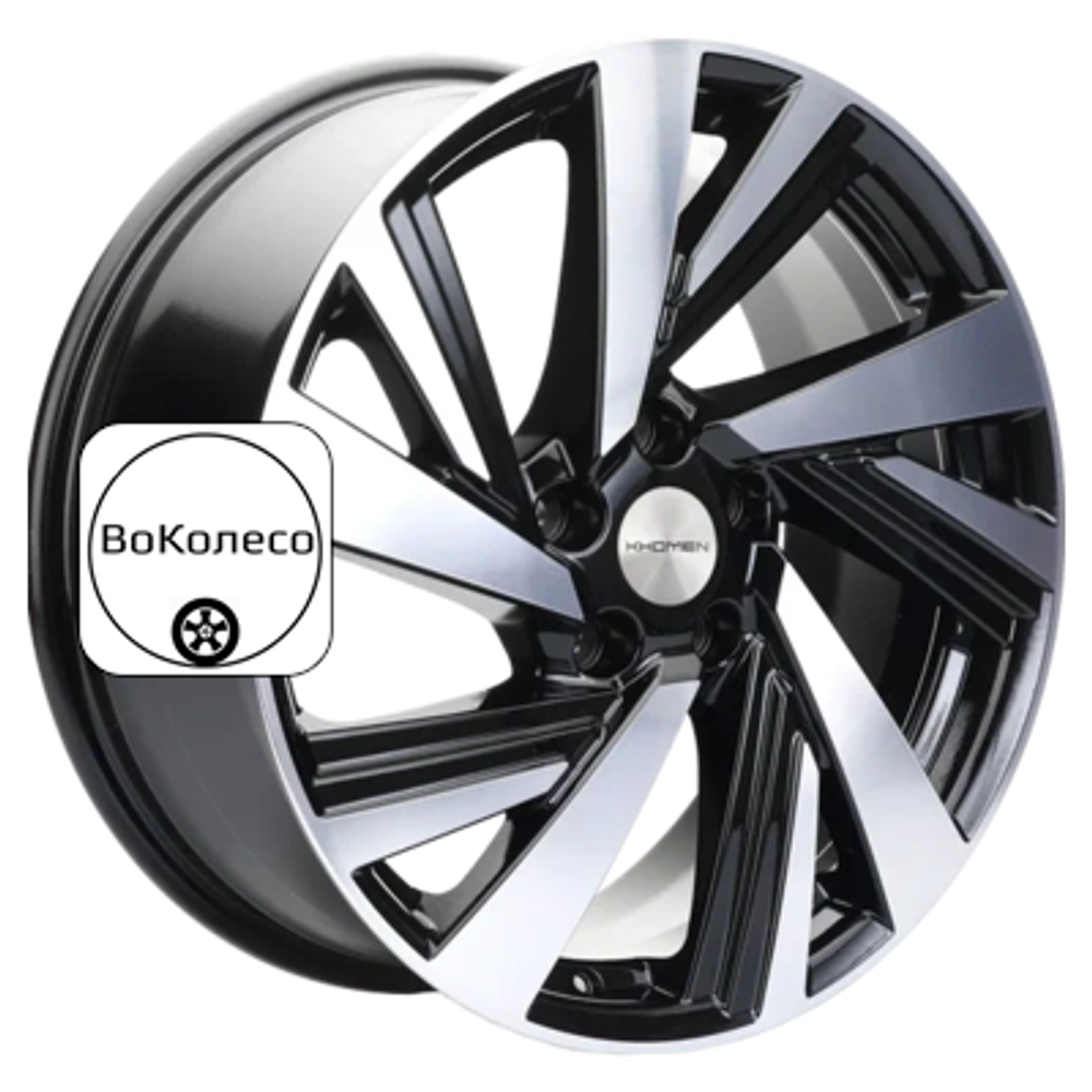 7,5x18/5x108 ET40 D60,1 KHW1801 (Chery Tiggo) Black-FP Khomen Wheels