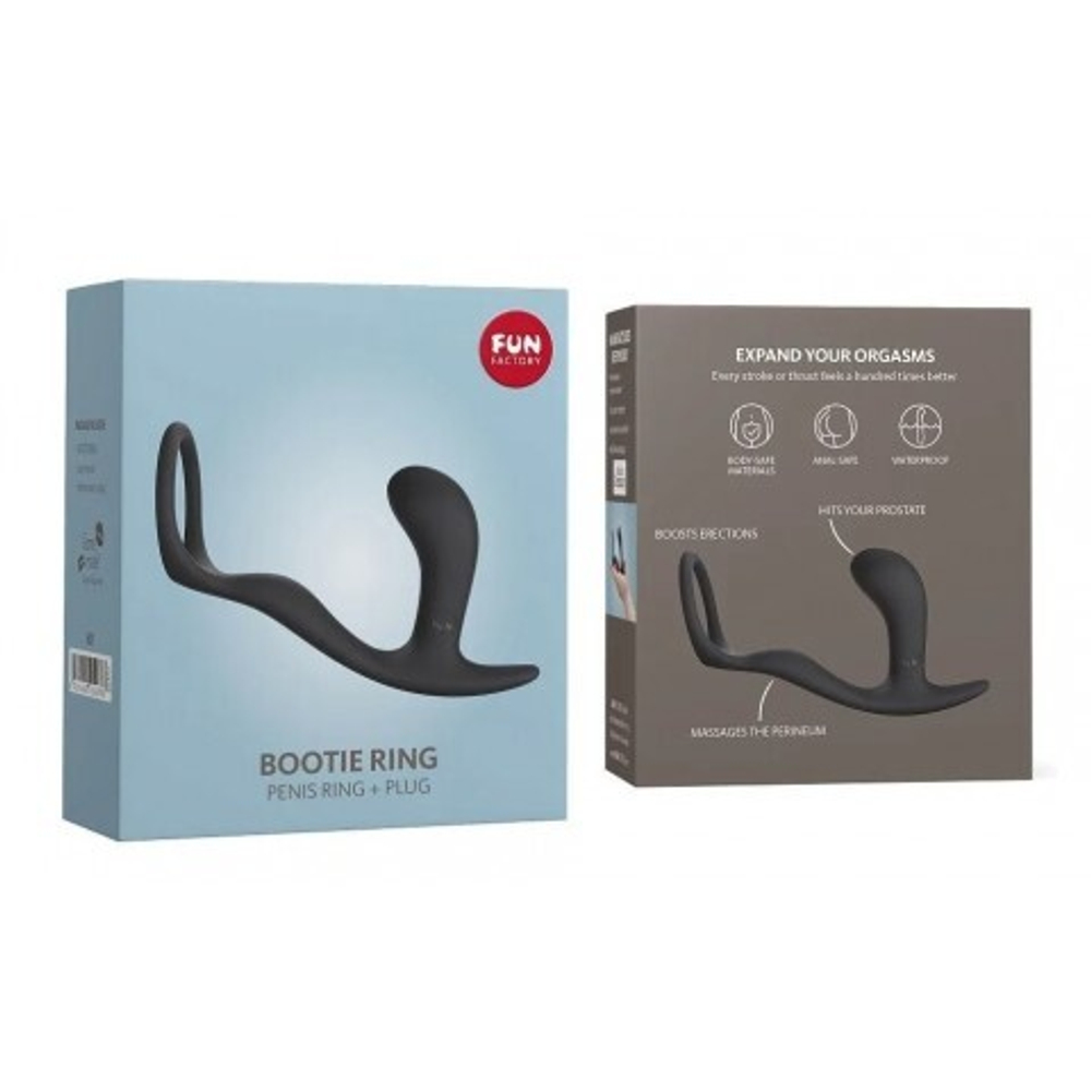 Эрекционное кольцо с анальным стимулятором Bootie Ring от Fun Factory