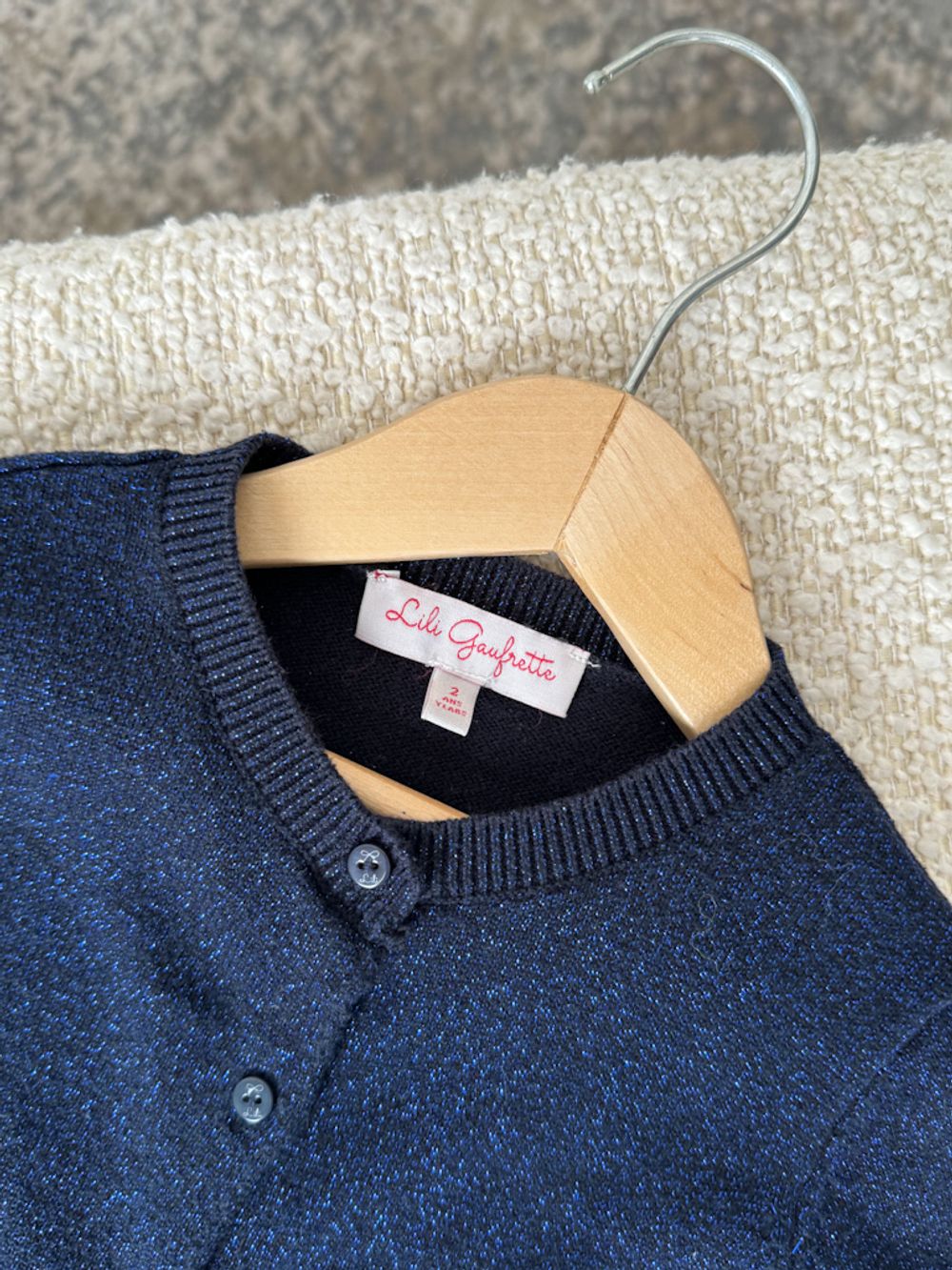 Хлопковый кардиган Lili Gaufrette, 92