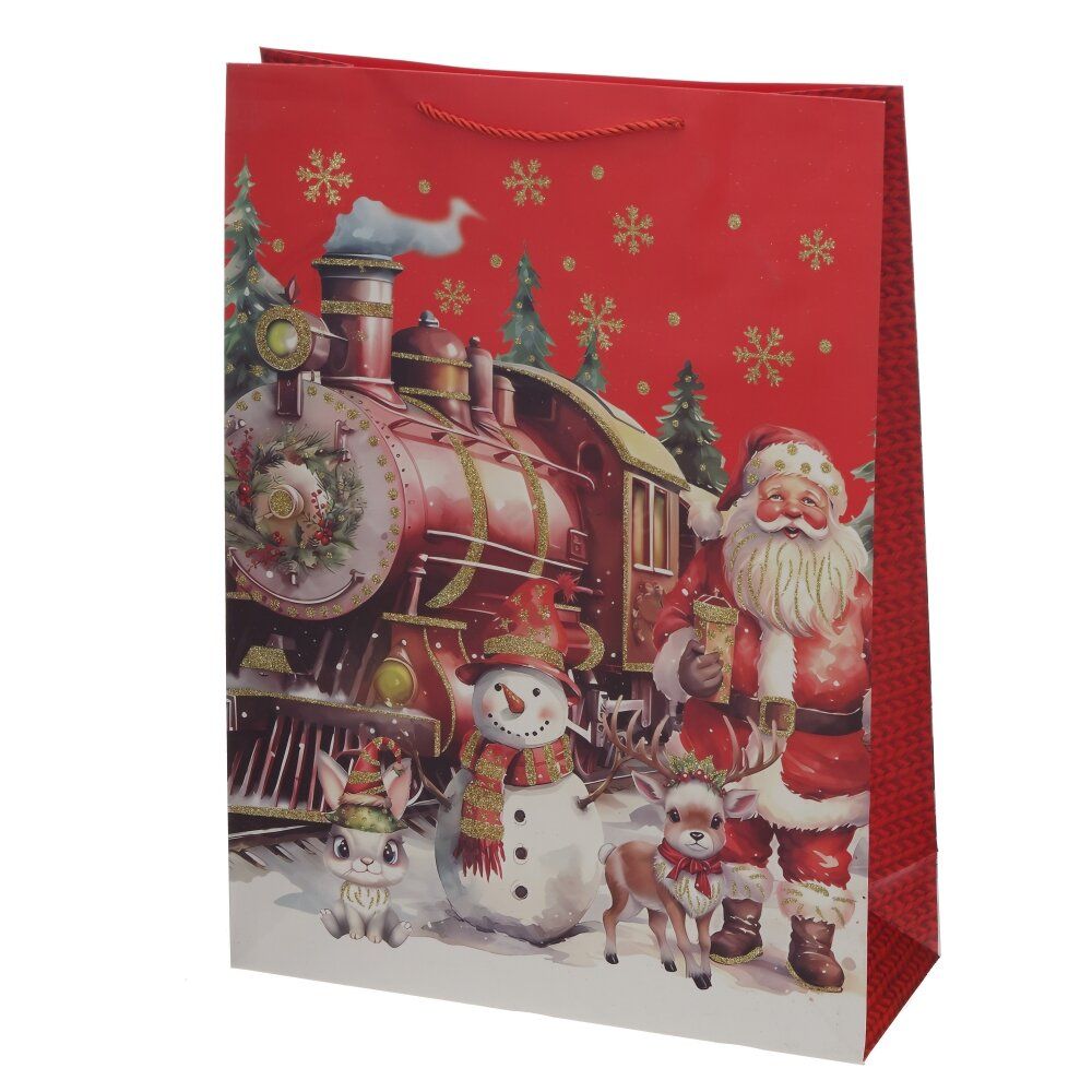 GAEM Пакет подарочный XL (бумага 210г/м2, блок 12шт), L40 W15 H55 см, 4в.