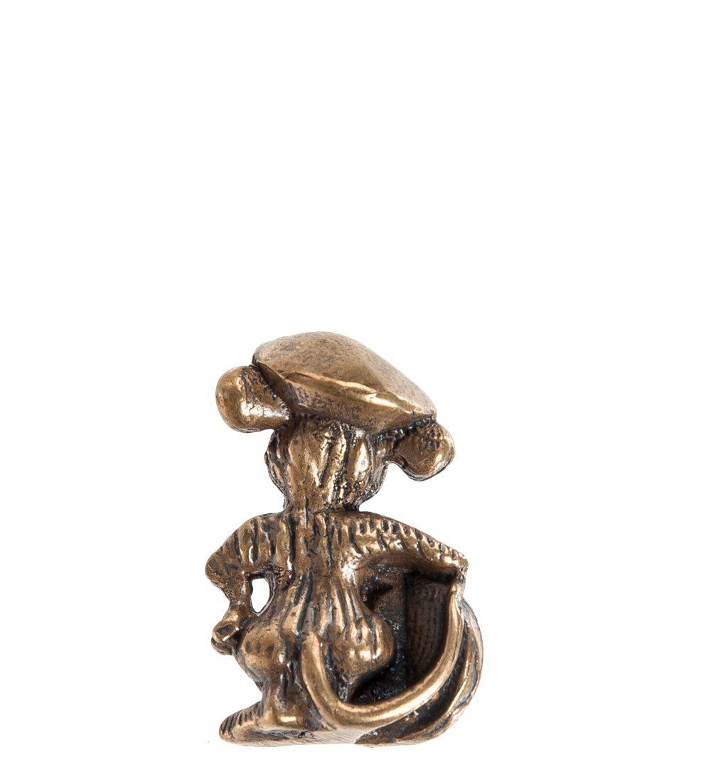 AM- 718 Брошь «Влюбленные птицы» (латунь, янтарь)