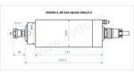 Шпиндель GDZ80-2.2В (ER20) 220 В