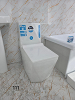 Унитаз моноблок безободковый 111 Diamond Figo Р Trap