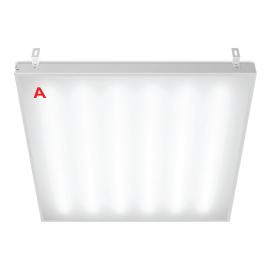 Светильник ГРИЛЬЯТО ДВО02-051 с БАП EM3 54Вт 6500К IP40 Матовый 6000лм 588х588х40мм WOLTA PRO