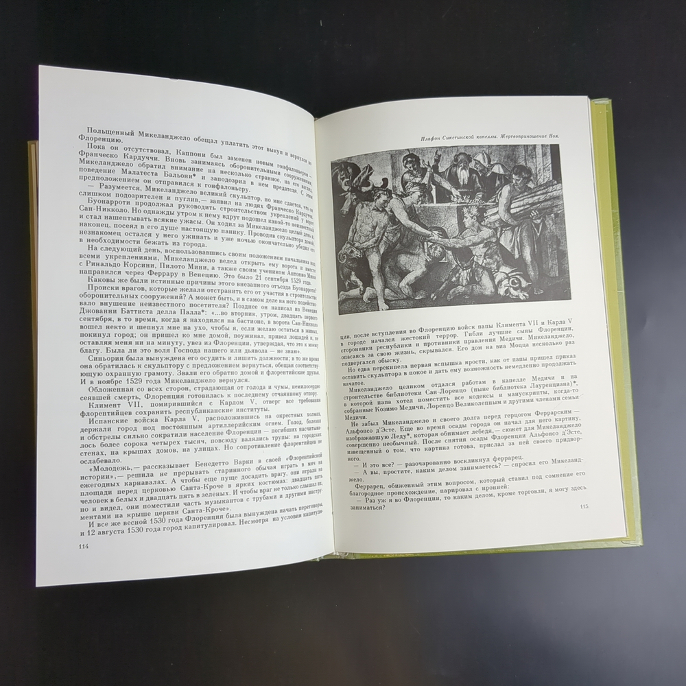 Книга Б.Нардини. Встреча с Микеланджело. 1986 г. Искусство
