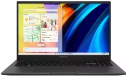 Ноутбук ASUS Vivobook S 15 OLED 3502QA-L124 15.6"/FHD/ OLED/600NITS/Ryz 5 5600H 6C/16Gb/512Gb SSD/UMA/DOS черный