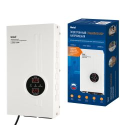 U-DTRS-1500W Стабилизатор напряжения ультратонкий. Однофазный релейный. 1500ВА. Настенный. TM Uniel