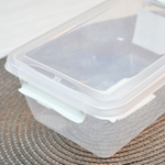 Контейнер 1л с защелками прямоугольный "Helsinki", натуральный