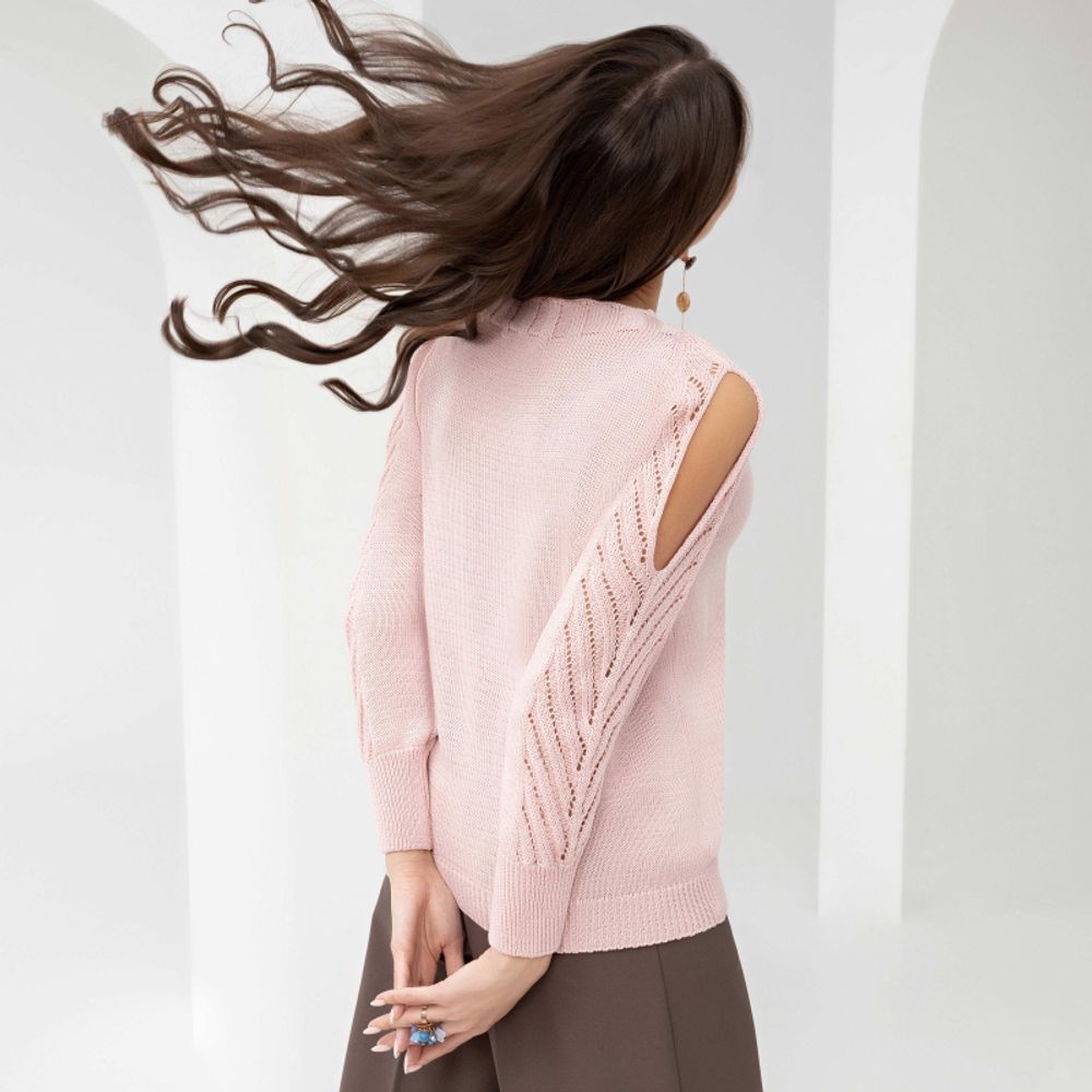 Джемпер Чувство вкуса (розовый жемчуг) Charutti (Акция)