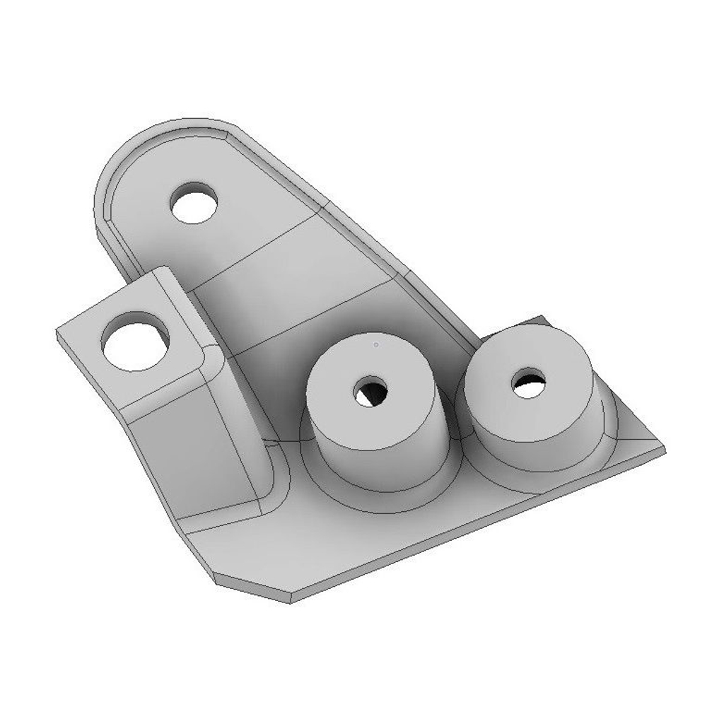 Кронштейн крепления фары для Mitsubishi ASX 2012-2020 г.в.