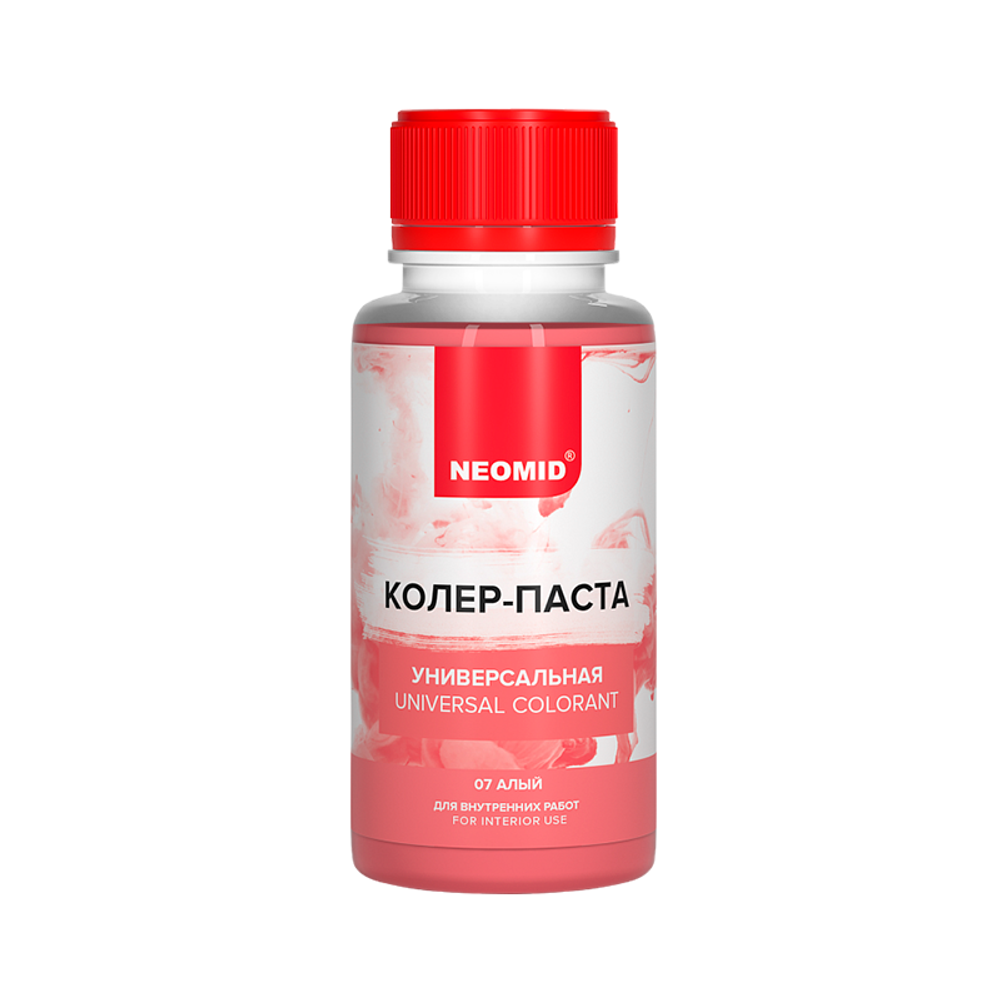 Неомид Колер-паста универсальная Палитра №1 (07 АЛЫЙ) 100 мл