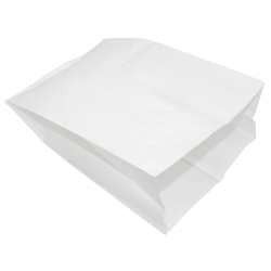 Пакеты бумажные фасовочные жиростойкие с плоским дном 12х16см белые (100/2000шт)