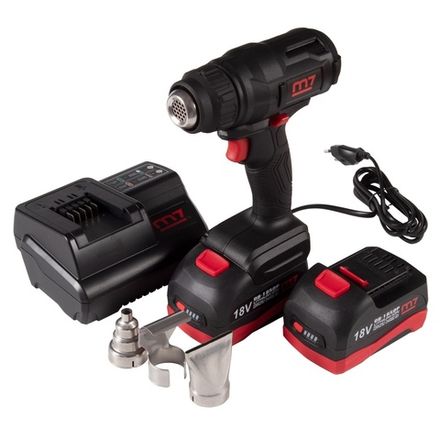 Цена на MIGHTY SEVEN (DHG-101A) Аккумуляторный термофен, 18 В, 7 предметов