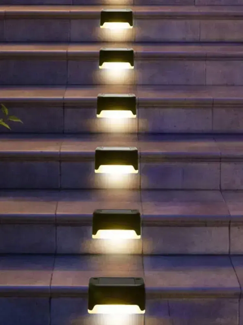 Светильник на солнечной батарее уличный / фонарики садовые на солнечных батареях 16 шт, цвет черный, Conflate