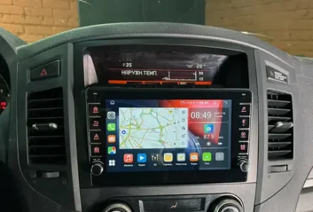 Магнитола Mitsubishi Pajero 4 2006-2022 - Carmedia OL-9566 Android 12, TS10, CarPlay, 4G SIM-слот
