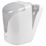 Диспенсер для полотенец с центральной вытяжкой EXTRA LAIMA PROFESSIONAL, (M1/M2), белый, ABS, 607766, 303210