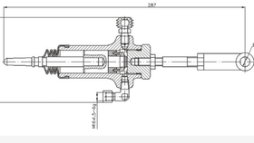 Цилиндр рабочий 406-1602550