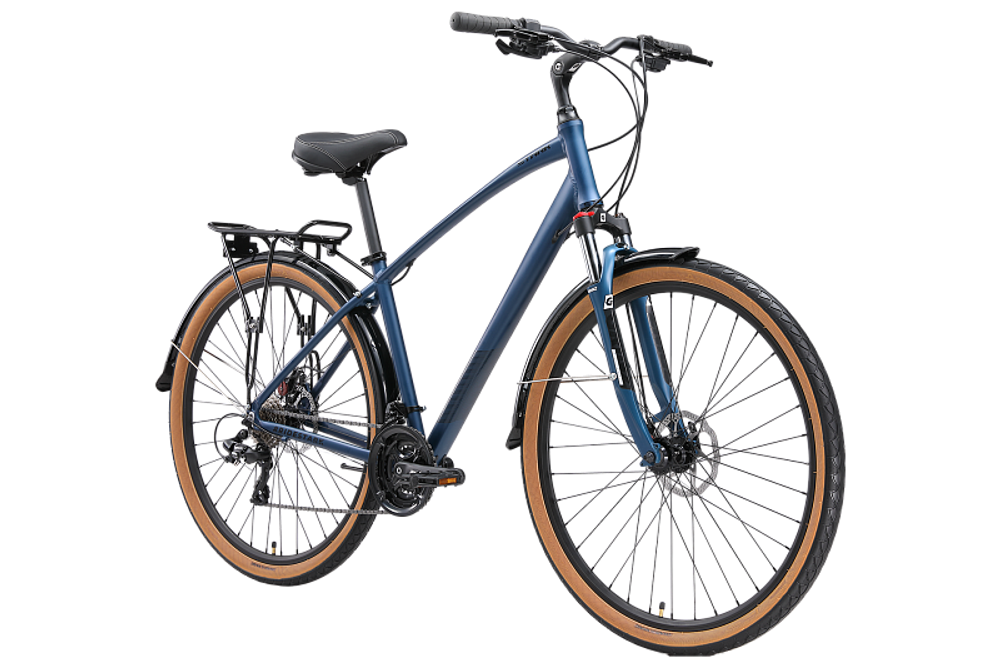 Велосипед 28" Stark'24 Touring 28.2 D р.18" темно синий матовый/черный