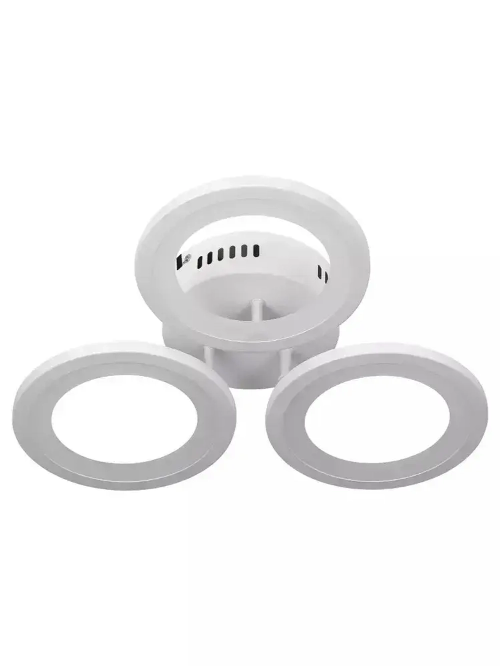 Люстра потолочная светодиодная с пультом ДУ Rivoli белая 60 Вт 3000К - 6200К, светильник на кухню, в детскую, в спальню