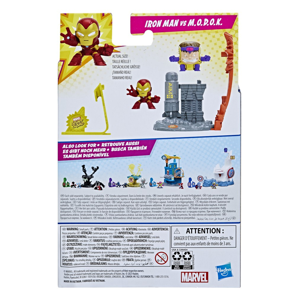 Hasbro F6895 F7065 — Набор фигурок Железный человек против M.O.D.O.K. Marvel Stunt Squad F7065 — фото 5