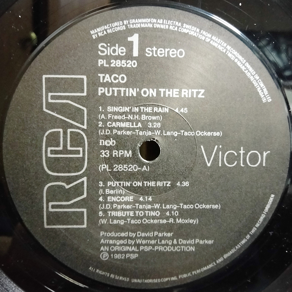 Taco / Puttin' On The Ritz! (LP)