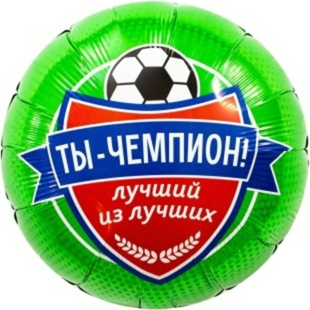 Р 18" Круг Футбол Ты Чемпион! 40 см.
