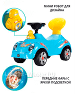 Детский толокар "MalinaBay НТ-5509" красный