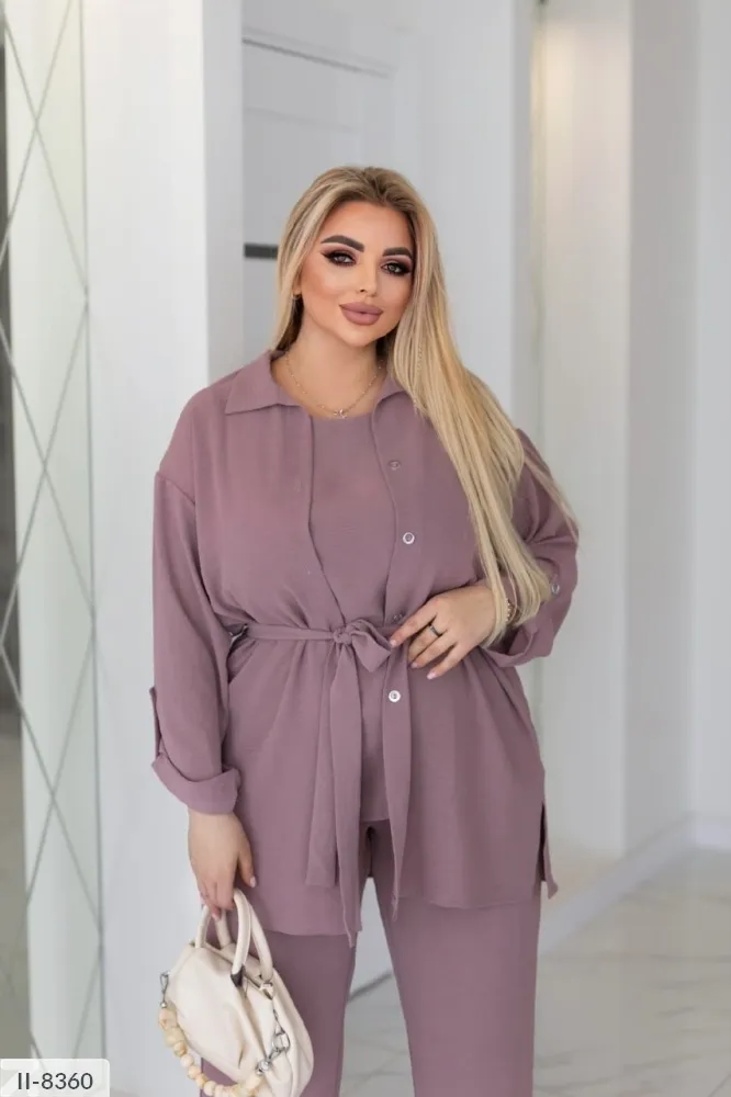 Костюм тройка II-8350 Фабрика Моды