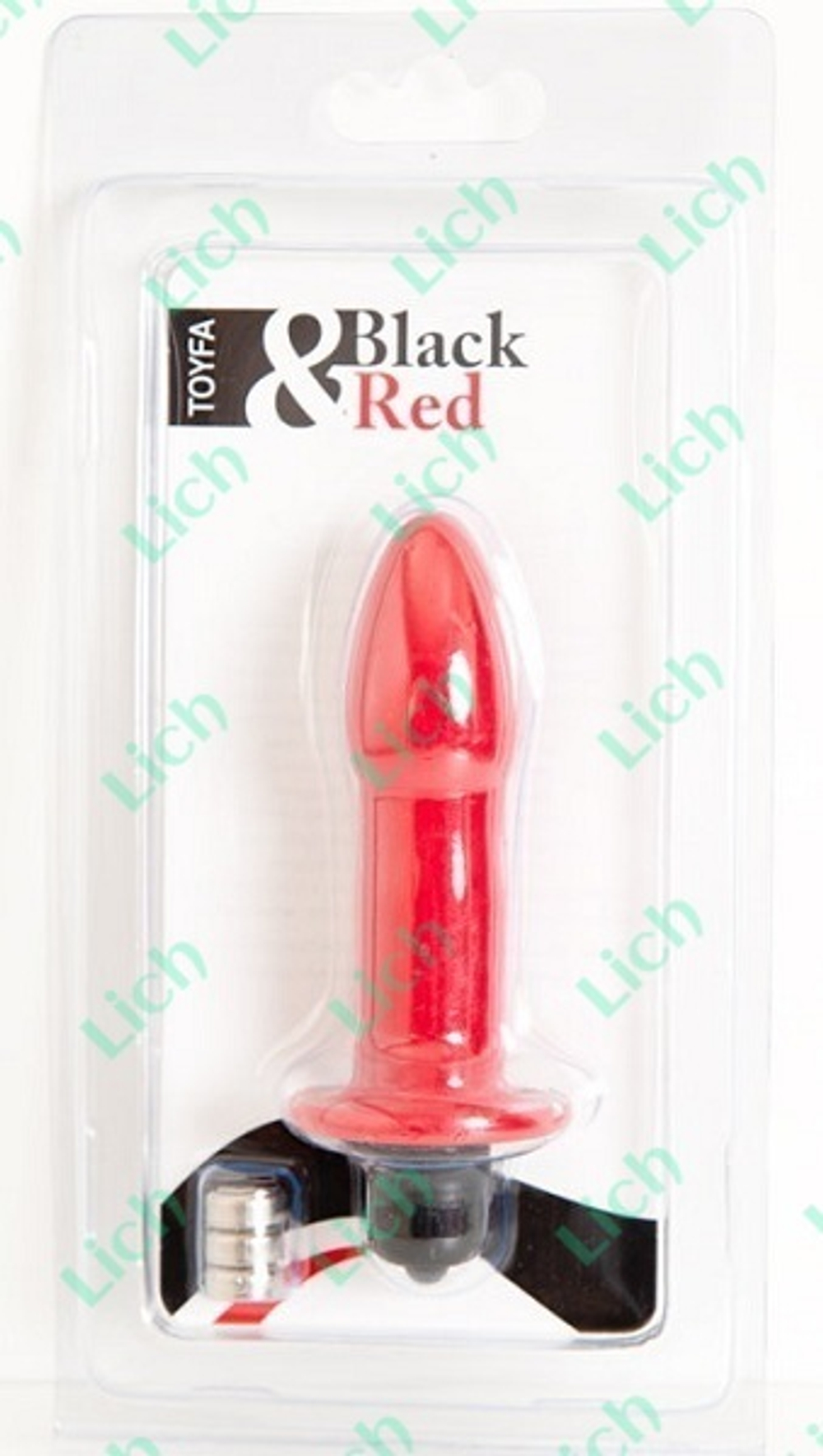 Красная водонепроницаемая вибровтулка, 8 см