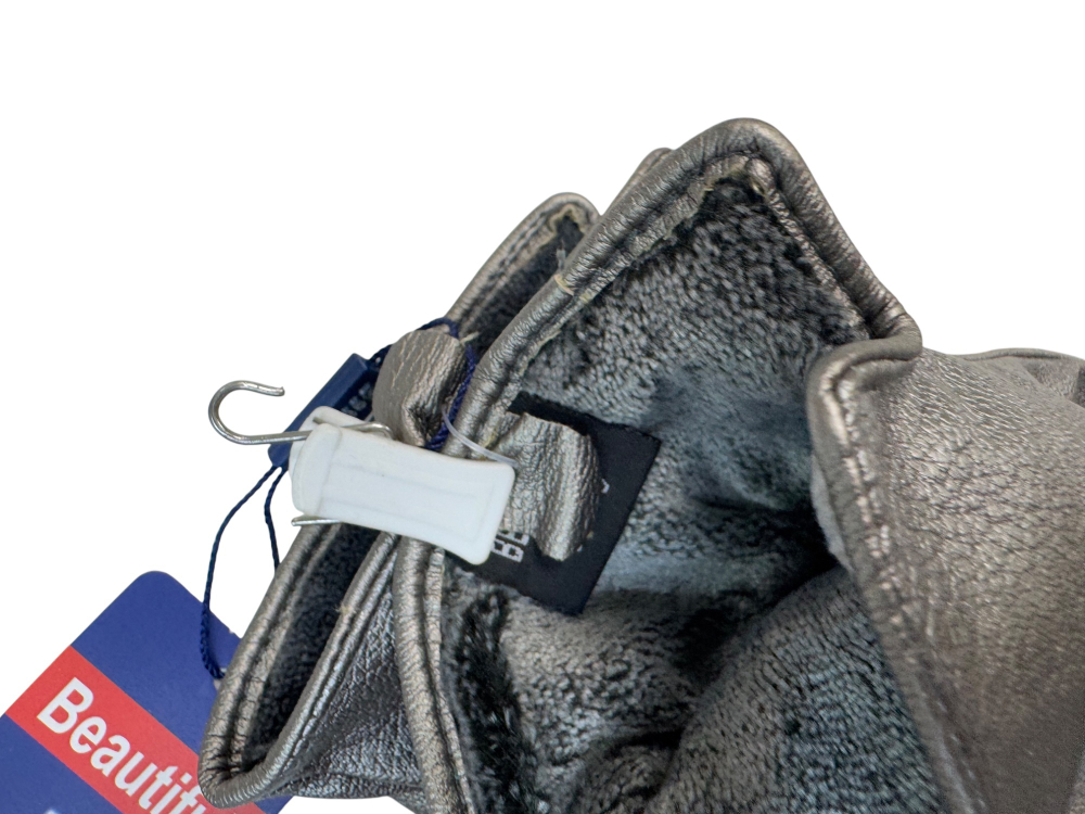 Перчатки. Женские. Материал верха: Эко кожа. Подклад: Плюш-флис. 10 шт в упаковке, разные цвета.