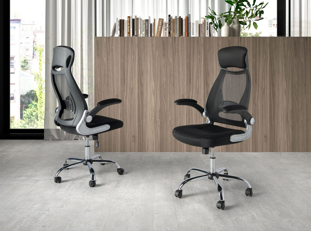 Поворотное офисное кресло Angel Cerda 4140/MLM611573 из черной ткани