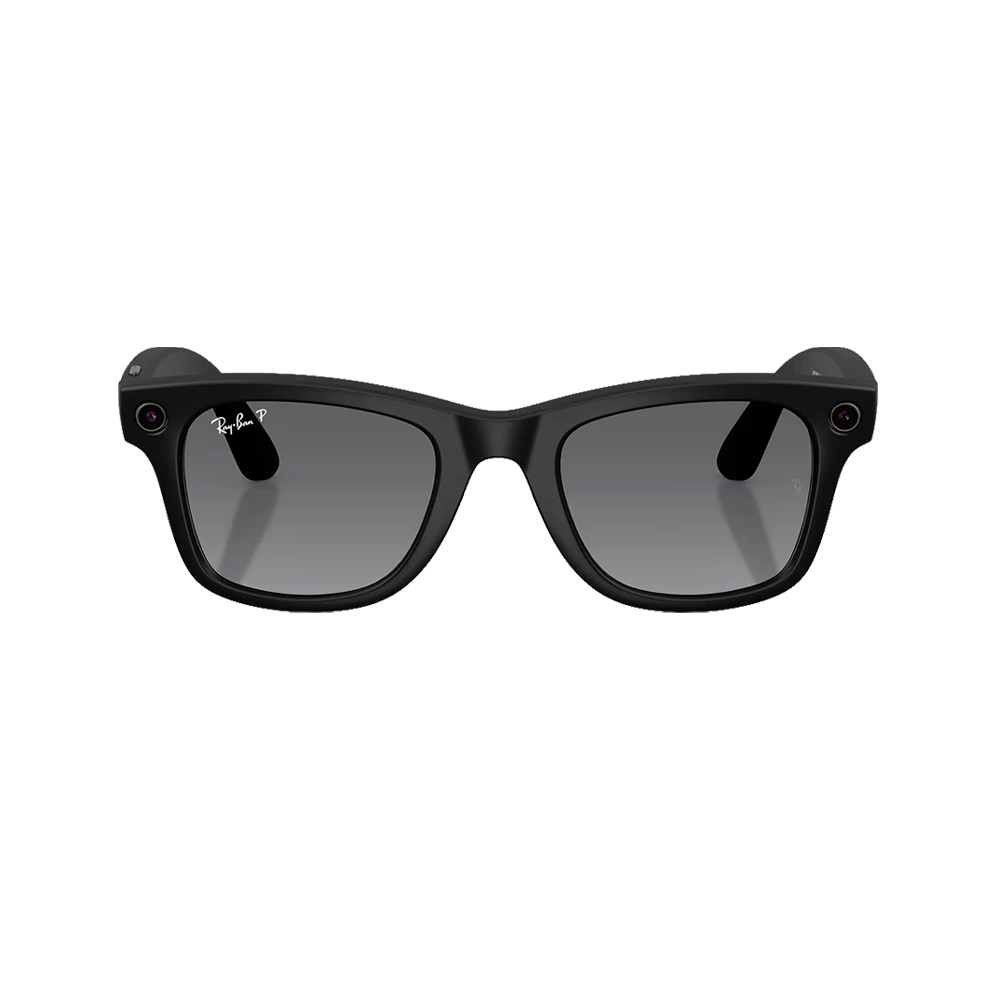 Умные очки Ray-Ban Wayfarer Matte Black / Polar Gradient Graphite 150 - 50 (RW4006)