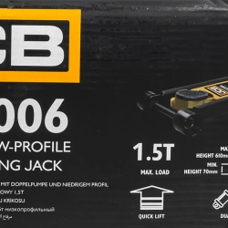 Домкрат подкатной гидравлический 1.5т (h min 70мм, h max 610мм) JCB JCB-TH32006