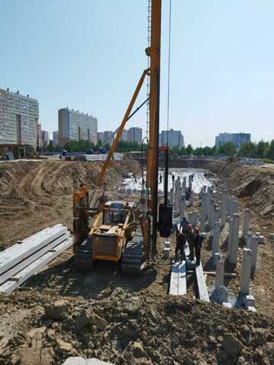 Услуги сваебойной установки СП-49 / погружения свай
