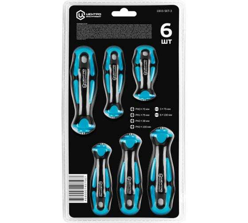 НАБОР ОТВЕРТОК 6 ПРЕДМЕТА 1833-SET-3
